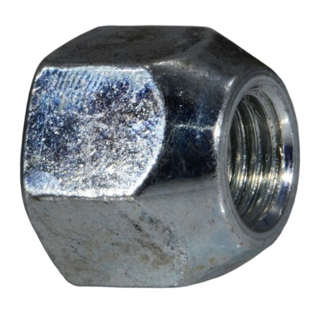 MIDWEST FASTENER 12mm-1.5 x 18mm Zinc Plated Steel Fine Thread Open End Wheel Nuts 4PK 75465
